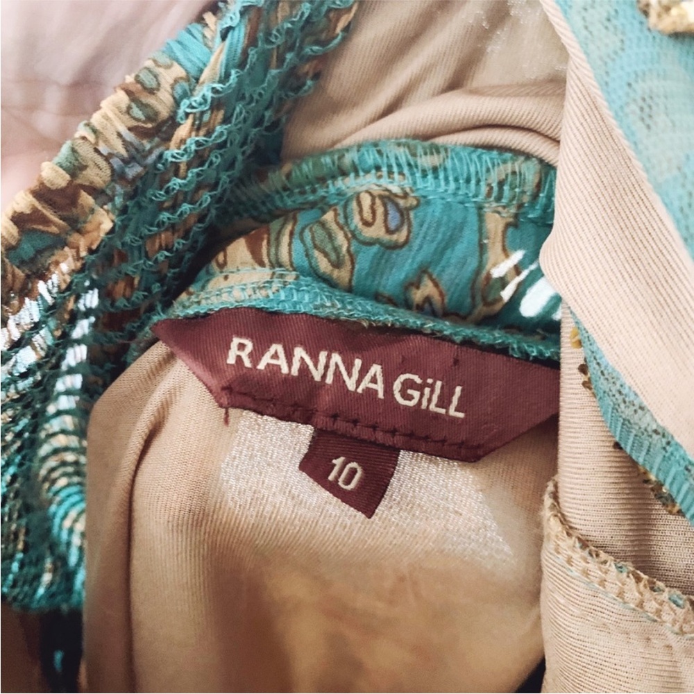 Anthropologie Ranna Gill Beaded Paisley Maxi Dress - Picture 5 of 8